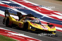 Robert Kubica (POL) / Robert Shwartzman (ISR) / Yifei Ye (CHN) #83 AF Corse Ferrari 499P. 01.09.2024. FIA World Endurance Championship, Rd 6, Lone Star COTA, Circuit of the Americas, Austin, Texas, USA.