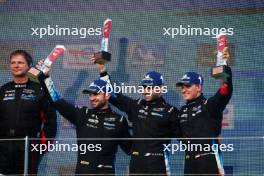 Nicolas Lapierre (FRA) / Mick Schumacher (GER) / Mathieu Vaxiviere (FRA) #36 Alpine Endurance Team celebrate third position on the podium. 15.09.2024. FIA World Endurance Championship, Round 7, Six Hours of Fuji, Fuji, Japan, Sunday.