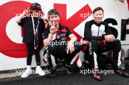 Kamui Kobayashi (JPN) Toyota Gazoo Racing and Mike Conway (GBR) Toyota Gazoo Racing on the grid. 15.09.2024. FIA World Endurance Championship, Round 7, Six Hours of Fuji, Fuji, Japan, Sunday.