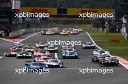 Earl Bamber (NZL) / Alex Lynn (GBR) #02 Cadillac Racing Cadillac V-Series.R leads at the start of the race. 15.09.2024. FIA World Endurance Championship, Round 7, Six Hours of Fuji, Fuji, Japan, Sunday.