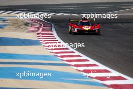 James Calado (GBR) / Alessandro Pier Guidi (ITA) / Antonio Giovinazzi (ITA) #51 AF Corse Ferrari 499P. 31.10.2024. FIA World Endurance Championship, Round 8, Eight Hours of Bahrain, Sakhir, Bahrain, Thursday.