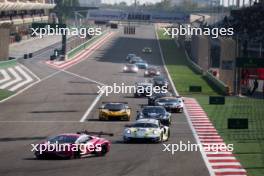 Sarah Bovy (BEL) / Rahel Frey (SUI) / Michelle Gatting (DEN) #85 Iron Dames Lamborghini Huracan LMGT3 Evo2. 02.11.2024. FIA World Endurance Championship, Round 8, Eight Hours of Bahrain, Sakhir, Bahrain, Saturday.