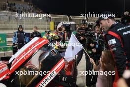 Laurens Vanthoor (BEL) #06 Porsche Penske Motorsport, Porsche 963 in parc ferme - celebrates becoming WEC Champion with his daughter. 02.11.2024. FIA World Endurance Championship, Round 8, Eight Hours of Bahrain, Sakhir, Bahrain, Saturday.