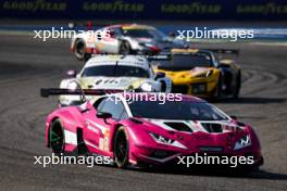 Sarah Bovy (BEL) / Rahel Frey (SUI) / Michelle Gatting (DEN) #85 Iron Dames Lamborghini Huracan LMGT3 Evo2. 02.11.2024. FIA World Endurance Championship, Round 8, Eight Hours of Bahrain, Sakhir, Bahrain, Saturday.