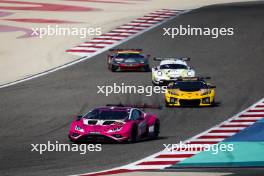 Sarah Bovy (BEL) / Rahel Frey (SUI) / Michelle Gatting (DEN) #85 Iron Dames Lamborghini Huracan LMGT3 Evo2. 02.11.2024. FIA World Endurance Championship, Round 8, Eight Hours of Bahrain, Sakhir, Bahrain, Saturday.