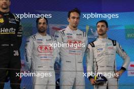 Sebastien Baud (FRA) / Hiroshi Koizumi (JPN) / Daniel Juncadella (ESP) #82 TF Sport Corvette, third position on the Privateer podium. 02.11.2024. FIA World Endurance Championship, Round 8, Eight Hours of Bahrain, Sakhir, Bahrain, Saturday.