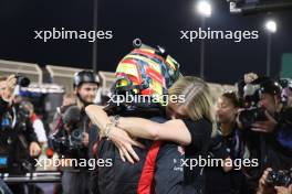 Laurens Vanthoor (BEL) #06 Porsche Penske Motorsport, Porsche 963 in parc ferme - celebrates becoming WEC Champion with his wife Jacqueline. 02.11.2024. FIA World Endurance Championship, Round 8, Eight Hours of Bahrain, Sakhir, Bahrain, Saturday.