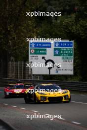 Tom Van Rompuy (BEL) / Rui Andrade (POR) / Charlie Eastwood (IRE) #81 TF Sport Corvette Z06 LMGT3.R. 07-09.06.2024. FIA World Endurance Championship, Le Mans Test, Le Mans, France.