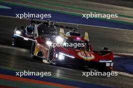 James Calado (GBR) / Alessandro Pier Guidi (ITA) / Antonio Giovinazzi (ITA) #51 AF Corse Ferrari 499P. 26-27.02.2024. FIA World Endurance Championship, Official Prologue, Doha, Qatar.