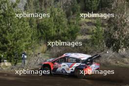 8, Ott Tanak, Martin Jarveoja, Hyundai Shell Mobis WRT, Hyundai i20 N Rally1. 26-09.09.2024. World Rally Championship, Rd 11, Concepcion, Chile. www.xpbimages.com, EMail: requests@xpbimages.com © Copyright: XPB Images