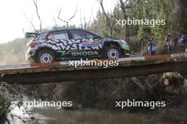 Oliver SOLBERG Solberg SWE, Elliot Edmonson GBR, Skoda GBR Fabia RS, Rally 2. 26-09.09.2024. World Rally Championship, Rd 11, Concepcion, Chile. www.xpbimages.com, EMail: requests@xpbimages.com © Copyright: XPB Images