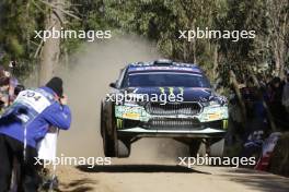 Oliver Solberg SWE, Elliot Edmonson GBR, Skoda GBR Fabia RS, Rally 2.  26-09.09.2024. World Rally Championship, Rd 11, Concepcion, Chile. www.xpbimages.com, EMail: requests@xpbimages.com © Copyright: XPB Images