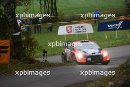 Andreas Mikkelsen (NOR) / Torstein Eriksen (NOR) Hyundai Shell Mobis World Rally Team, Hyundai i20 M Rally1 Hybrid. 17-20.10.2024. World Rally Championship, Rd 12, Central Europe Rally, Germany, Austria, Czechia. www.xpbimages.com, EMail: requests@xpbimages.com © Copyright: XPB Images