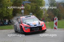 Ott Tanak (EST) / Martin Jarveoja (EST) M-Sport Ford World Rally Team, Ford Puma Rally1 Hybrid. 17-20.10.2024. World Rally Championship, Rd 12, Central Europe Rally, Germany, Austria, Czechia. www.xpbimages.com, EMail: requests@xpbimages.com © Copyright: XPB Images