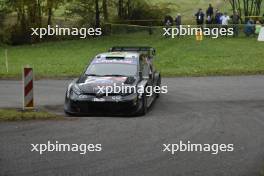 Elfyn Evans (GBR) / Scott Martin (GBR) Toyota Gazoo Racing WRT, Toyota Yaris Rally1 Hybrid. 17-20.10.2024. World Rally Championship, Rd 12, Central Europe Rally, Germany, Austria, Czechia. www.xpbimages.com, EMail: requests@xpbimages.com © Copyright: XPB Images