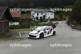 Sami Pajari (FIN) / Enni Malkonen (FIN) Printsport Toyota GR Yaris RC2 Rally2. 17-20.10.2024. World Rally Championship, Rd 12, Central Europe Rally, Germany, Austria, Czechia. www.xpbimages.com, EMail: requests@xpbimages.com © Copyright: XPB Images