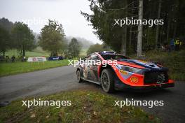 Ott Tanak (EST) / Martin Jarveoja (EST) M-Sport Ford World Rally Team, Ford Puma Rally1 Hybrid. 17-20.10.2024. World Rally Championship, Rd 12, Central Europe Rally, Germany, Austria, Czechia. www.xpbimages.com, EMail: requests@xpbimages.com © Copyright: XPB Images