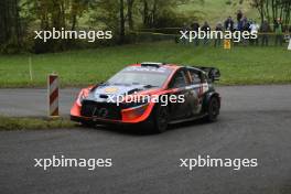 Ott Tanak (EST) / Martin Jarveoja (EST) M-Sport Ford World Rally Team, Ford Puma Rally1 Hybrid. 17-20.10.2024. World Rally Championship, Rd 12, Central Europe Rally, Germany, Austria, Czechia. www.xpbimages.com, EMail: requests@xpbimages.com © Copyright: XPB Images