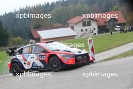 Andreas Mikkelsen (NOR) / Torstein Eriksen (NOR) Hyundai Shell Mobis World Rally Team, Hyundai i20 M Rally1 Hybrid. 17-20.10.2024. World Rally Championship, Rd 12, Central Europe Rally, Germany, Austria, Czechia. www.xpbimages.com, EMail: requests@xpbimages.com © Copyright: XPB Images