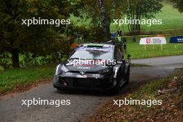 Elfyn Evans (GBR) / Scott Martin (GBR) Toyota Gazoo Racing WRT, Toyota Yaris Rally1 Hybrid. 17-20.10.2024. World Rally Championship, Rd 12, Central Europe Rally, Germany, Austria, Czechia. www.xpbimages.com, EMail: requests@xpbimages.com © Copyright: XPB Images