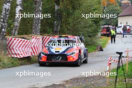 Thierry Neuville (BEL) / Martijn Wydaeghe (BEL), Hyundai Shell Mobis WRT, Hyundai i20 N Rally1 Hybrid. 17-20.10.2024. World Rally Championship, Rd 12, Central Europe Rally, Germany, Austria, Czechia. www.xpbimages.com, EMail: requests@xpbimages.com © Copyright: XPB Images