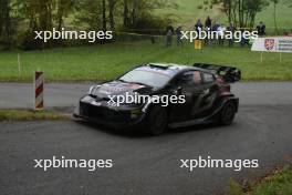 Elfyn Evans (GBR) / Scott Martin (GBR) Toyota Gazoo Racing WRT, Toyota Yaris Rally1 Hybrid. 17-20.10.2024. World Rally Championship, Rd 12, Central Europe Rally, Germany, Austria, Czechia. www.xpbimages.com, EMail: requests@xpbimages.com © Copyright: XPB Images