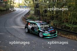 Gus Greensmith (GBR) / Jonas Andersson (SWE) Toksport WRT Skodia Fabia RS Rally2. 17-20.10.2024. World Rally Championship, Rd 12, Central Europe Rally, Germany, Austria, Czechia. www.xpbimages.com, EMail: requests@xpbimages.com © Copyright: XPB Images