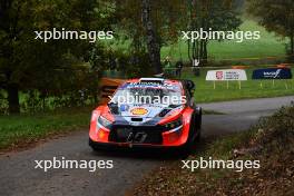 Ott Tanak (EST) / Martin Jarveoja (EST) M-Sport Ford World Rally Team, Ford Puma Rally1 Hybrid. 17-20.10.2024. World Rally Championship, Rd 12, Central Europe Rally, Germany, Austria, Czechia. www.xpbimages.com, EMail: requests@xpbimages.com © Copyright: XPB Images