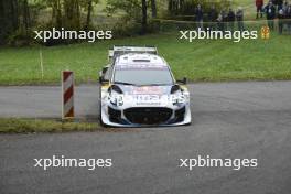 Adrien Fourmaux (FRA) / Alexandre Coria (FRA) M-Sport Ford World Rally Team Ford Puma Rally1 Hybrid. 17-20.10.2024. World Rally Championship, Rd 12, Central Europe Rally, Germany, Austria, Czechia. www.xpbimages.com, EMail: requests@xpbimages.com © Copyright: XPB Images