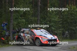 11, Thierry Neuville Martijn Wydaeghe, Hyundai i20 N Rally1 HYBRID.  01-04.08.2024. World Rally Championship, Rd 9, Rally Finalnd, Jyvaskyla. www.xpbimages.com, EMail: requests@xpbimages.com © Copyright: XPB Images