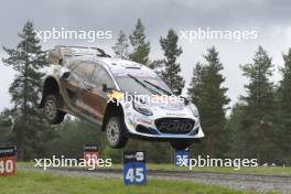 16, Adrien Fourmaux, Alexandre Coria, M-Sport Ford WRT, Ford Puma Rally1.  01-04.08.2024. World Rally Championship, Rd 9, Rally Finalnd, Jyvaskyla. www.xpbimages.com, EMail: requests@xpbimages.com © Copyright: XPB Images