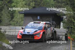 11, Thierry Neuville Martijn Wydaeghe, Hyundai i20 N Rally1 HYBRID.  01-04.08.2024. World Rally Championship, Rd 9, Rally Finalnd, Jyvaskyla. www.xpbimages.com, EMail: requests@xpbimages.com © Copyright: XPB Images