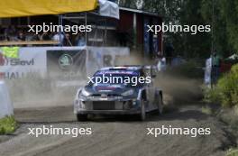 17, Sebastien Ogier, Vicent Landias, Toyota GR Yaris Rally1 HYBRID.  01-04.08.2024. World Rally Championship, Rd 9, Rally Finalnd, Jyvaskyla. www.xpbimages.com, EMail: requests@xpbimages.com © Copyright: XPB Images