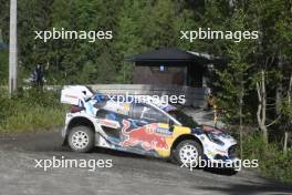 13, Gregoire Munster, Louis Louka,M-Sport Ford WRT, Ford Puma Rally1 HYBRID.  01-04.08.2024. World Rally Championship, Rd 9, Rally Finalnd, Jyvaskyla. www.xpbimages.com, EMail: requests@xpbimages.com © Copyright: XPB Images