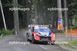 11, Thierry Neuville Martijn Wydaeghe, Hyundai i20 N Rally1 HYBRID.  01-04.08.2024. World Rally Championship, Rd 9, Rally Finalnd, Jyvaskyla. www.xpbimages.com, EMail: requests@xpbimages.com © Copyright: XPB Images