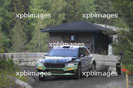 20, Oliver Solberg, Elliott Edmonson, Toksport WRT, Skoda Fabia RS 01-04.08.2024. World Rally Championship, Rd 9, Rally Finalnd, Jyvaskyla. www.xpbimages.com, EMail: requests@xpbimages.com © Copyright: XPB Images