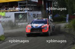 11, Thierry Neuville Martijn Wydaeghe, Hyundai i20 N Rally1 HYBRID.  01-04.08.2024. World Rally Championship, Rd 9, Rally Finalnd, Jyvaskyla. www.xpbimages.com, EMail: requests@xpbimages.com © Copyright: XPB Images