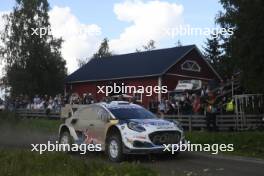 16, Adrien Fourmaux, Alexandre Coria, M-Sport Ford WRT, Ford Puma Rally1.  01-04.08.2024. World Rally Championship, Rd 9, Rally Finalnd, Jyvaskyla. www.xpbimages.com, EMail: requests@xpbimages.com © Copyright: XPB Images