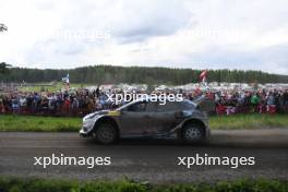 16, Adrien Fourmaux, Alexandre Coria, M-Sport Ford WRT, Ford Puma Rally1.  01-04.08.2024. World Rally Championship, Rd 9, Rally Finalnd, Jyvaskyla. www.xpbimages.com, EMail: requests@xpbimages.com © Copyright: XPB Images