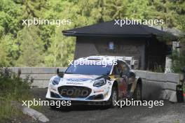 16, Adrien Fourmaux, Alexandre Coria, M-Sport Ford WRT, Ford Puma Rally1.  01-04.08.2024. World Rally Championship, Rd 9, Rally Finalnd, Jyvaskyla. www.xpbimages.com, EMail: requests@xpbimages.com © Copyright: XPB Images