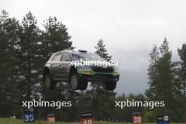 21, Oliver Solberg, Elliott Edmonson, Toksport WRT, Skoda Fabia RS. 01-04.08.2024. World Rally Championship, Rd 9, Rally Finalnd, Jyvaskyla. www.xpbimages.com, EMail: requests@xpbimages.com © Copyright: XPB Images