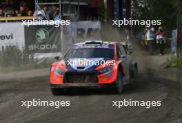 4, Esapekka Lappi, Janne Ferm, Hyundai i20 N Rally1 HYBRID.  01-04.08.2024. World Rally Championship, Rd 9, Rally Finalnd, Jyvaskyla. www.xpbimages.com, EMail: requests@xpbimages.com © Copyright: XPB Images