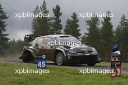 18, Takamoto Katsuta, Aaron Johnston, Toyota GR Yaris Rally1 HYBRID.  01-04.08.2024. World Rally Championship, Rd 9, Rally Finalnd, Jyvaskyla. www.xpbimages.com, EMail: requests@xpbimages.com © Copyright: XPB Images