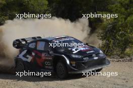 18, Takamoto Katsuta, Aaron Johnston, Toyota GR Yaris Rally1 HYBRID.  05-05.09.2024. World Rally Championship, Rd 10, Acropolis  Rally Greece, Lamia. www.xpbimages.com, EMail: requests@xpbimages.com © Copyright: XPB Images