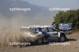 19, Jourdan Serderidis, Frederic Miclotte, Ford Puma Rally1 HYBRID.  05-05.09.2024. World Rally Championship, Rd 10, Acropolis  Rally Greece, Lamia. www.xpbimages.com, EMail: requests@xpbimages.com © Copyright: XPB Images