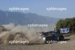 20 Sami Pajari, Enni Malkonen, Printsport Toyota GR, W15 Yaris WRC2.  05-05.09.2024. World Rally Championship, Rd 10, Acropolis  Rally Greece, Lamia. www.xpbimages.com, EMail: requests@xpbimages.com © Copyright: XPB Images