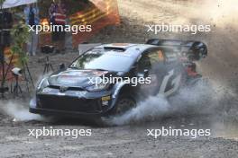 18, Takamoto Katsuta, Aaron Johnston, Toyota GR Yaris Rally1 HYBRID.  05-08.09.2024. World Rally Championship, Rd 10, Acropolis  Rally Greece, Lamia. www.xpbimages.com, EMail: requests@xpbimages.com © Copyright: XPB Images