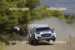 13, Gregoire Munster, Louis Louka,M-Sport Ford WRT, Ford Puma Rally1 HYBRID.  05-05.09.2024. World Rally Championship, Rd 10, Acropolis  Rally Greece, Lamia. www.xpbimages.com, EMail: requests@xpbimages.com © Copyright: XPB Images