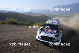 16, Adrien Fourmaux, Alexandre Coria, M-Sport Ford WRT, Ford Puma Rally1.  05-05.09.2024. World Rally Championship, Rd 10, Acropolis  Rally Greece, Lamia. www.xpbimages.com, EMail: requests@xpbimages.com © Copyright: XPB Images