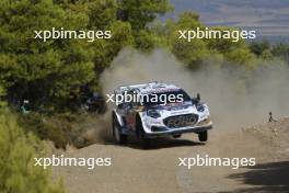 16, Adrien Fourmaux, Alexandre Coria, M-Sport Ford WRT, Ford Puma Rally1.  05-05.09.2024. World Rally Championship, Rd 10, Acropolis  Rally Greece, Lamia. www.xpbimages.com, EMail: requests@xpbimages.com © Copyright: XPB Images